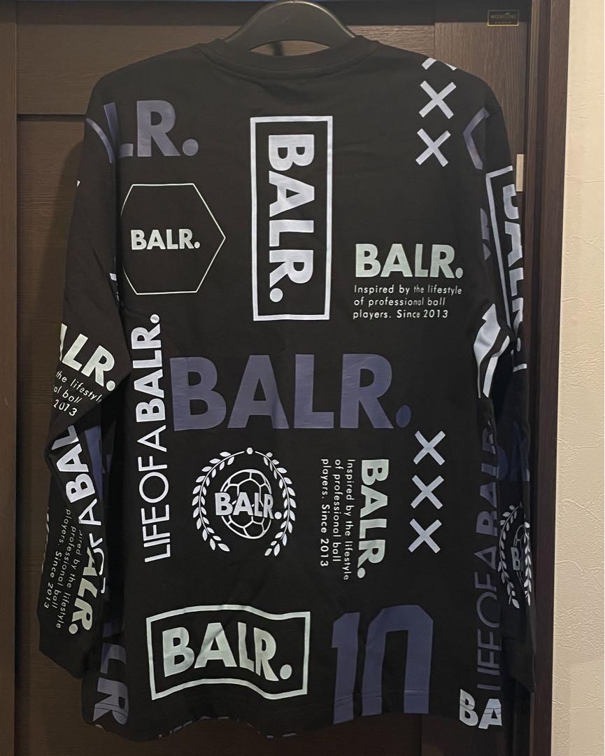 BALR. グラフィックデザイン 長袖TシャツLサイズ ブラック