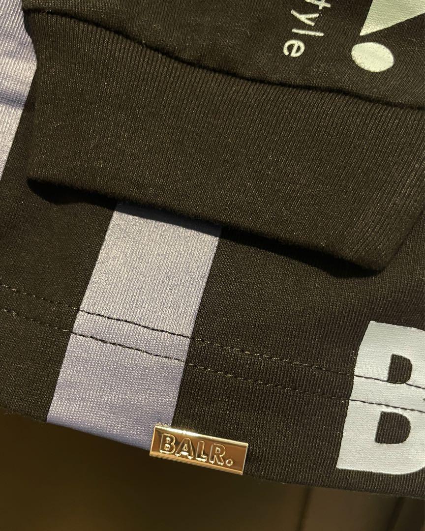 BALR. グラフィックデザイン 長袖TシャツLサイズ ブラック