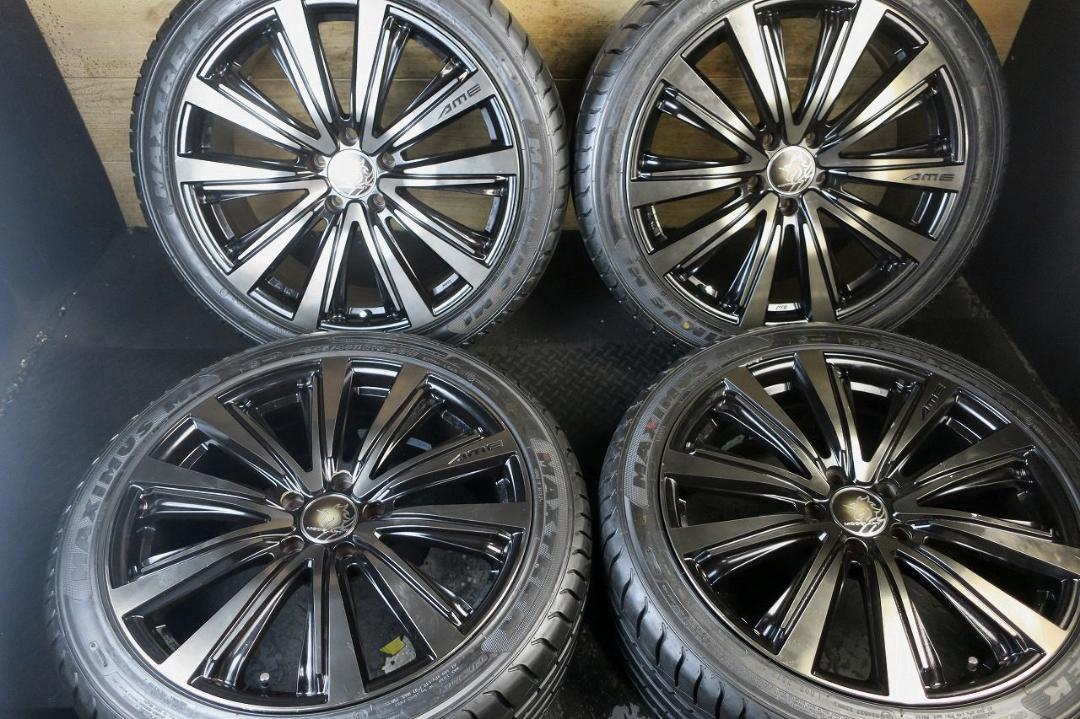 AME モデラート ブラスター 漆 19×9J+38 バリ山 245/40R19 画像2