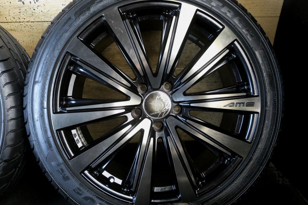 AME モデラート ブラスター 漆 19×9J+38 バリ山 245/40R19 画像5