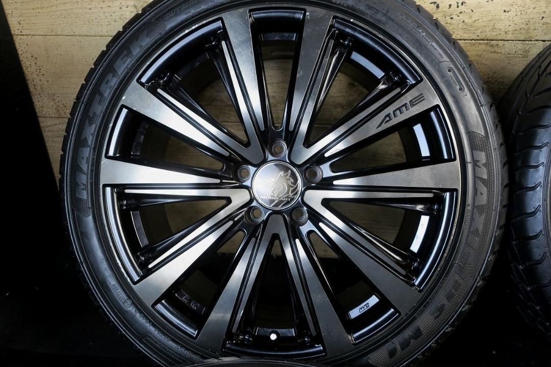 AME モデラート ブラスター 漆 19×9J+38 バリ山 245/40R19 画像6