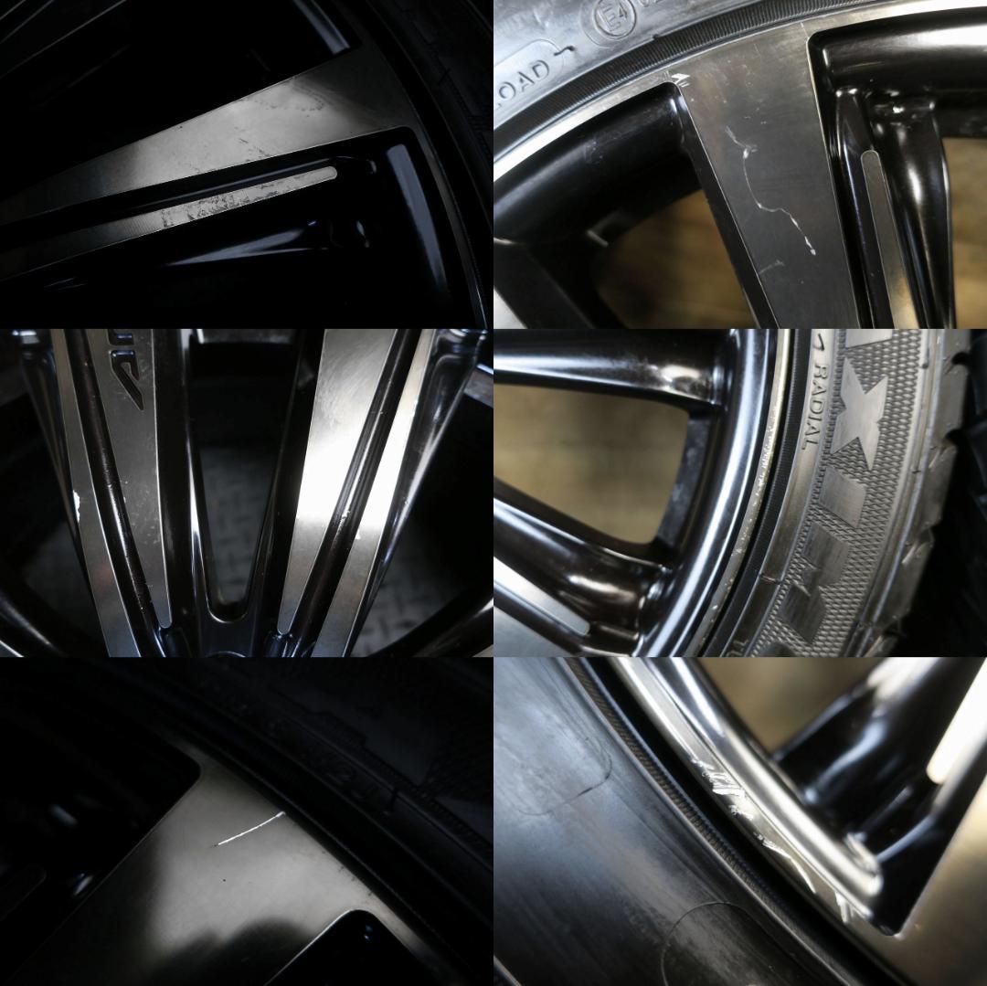 AME モデラート ブラスター 漆 19×9J+38 バリ山 245/40R19 画像7