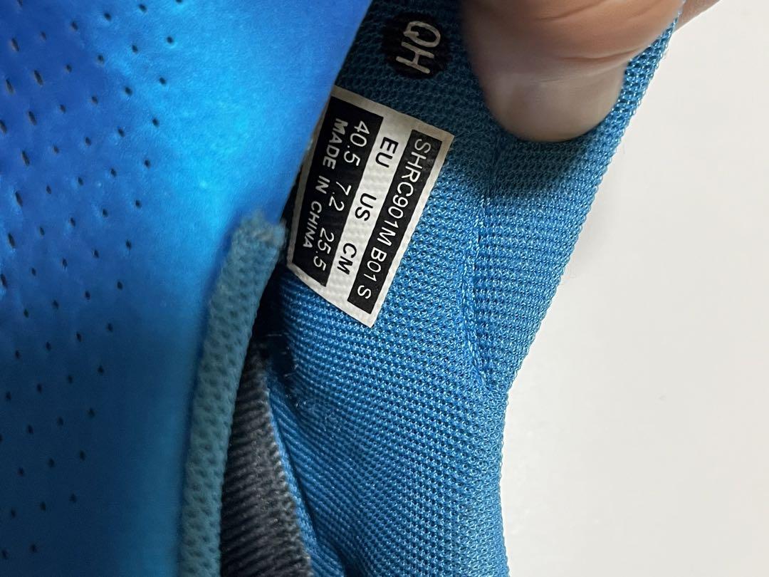 Shimano S-Phyre 青 自転車シューズ BOAダイヤル、クリート付き