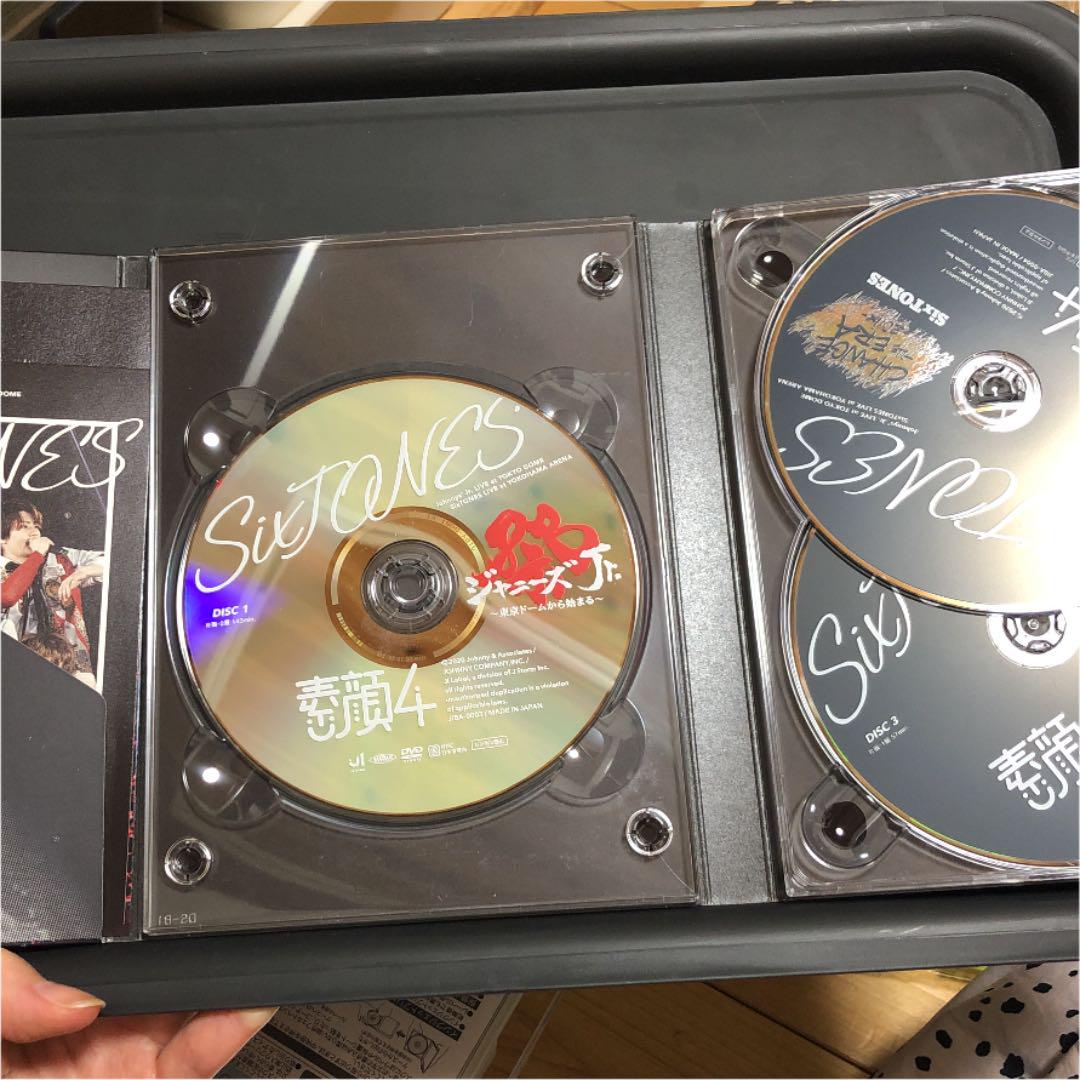 素顔4 SixTONES盤 DVD 正規品 ポストカード付き