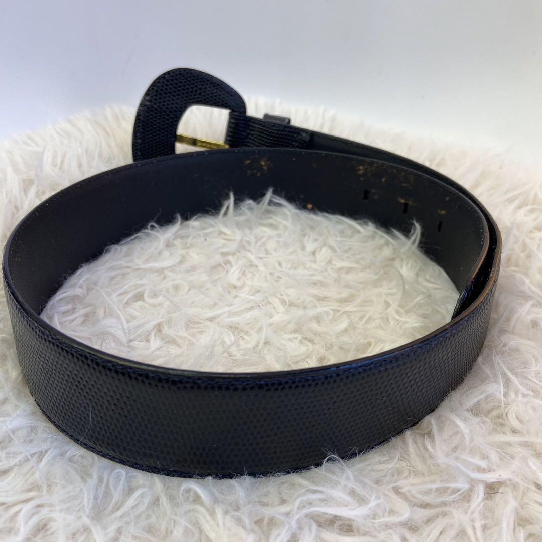 【Salvatore Ferragamo】Varaリボン レザー リザード型押し Salvatore Ferragamo】Varaリボン レザー リザード型押し