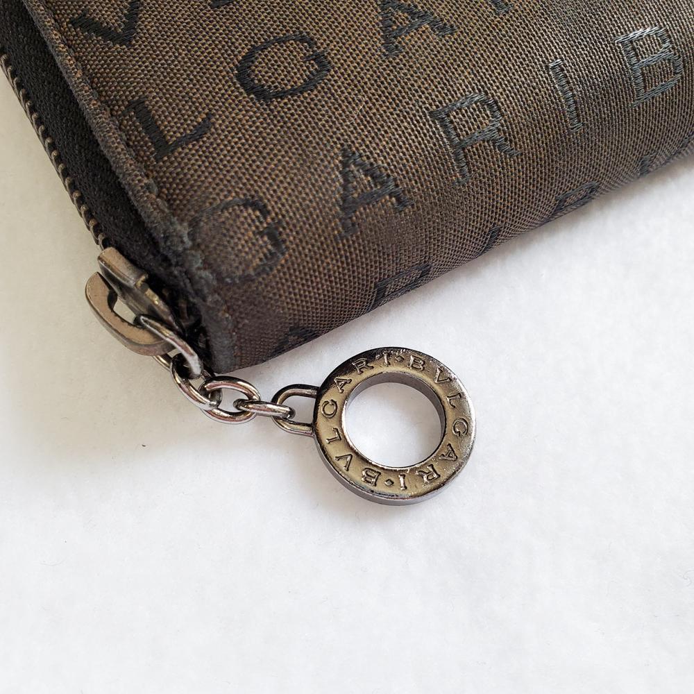 とも⭐ブルガリ✨長財布⭐ロゴマニア⭐BVLGARI⭐キャンバス