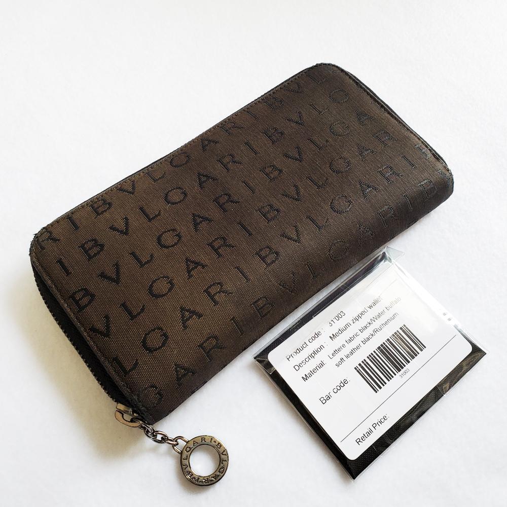 とも⭐ブルガリ✨長財布⭐ロゴマニア⭐BVLGARI⭐キャンバス