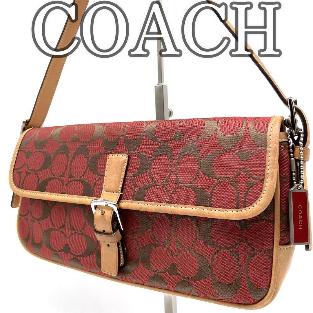 COACH コーチ キャンバス シグネチャー ショルダーバッグ F36375 COACH】コーチ コーティングキャンバス レザー シグネチャー