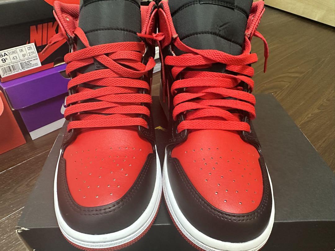 Nike Air Jordan 1 Mid Bred Toe