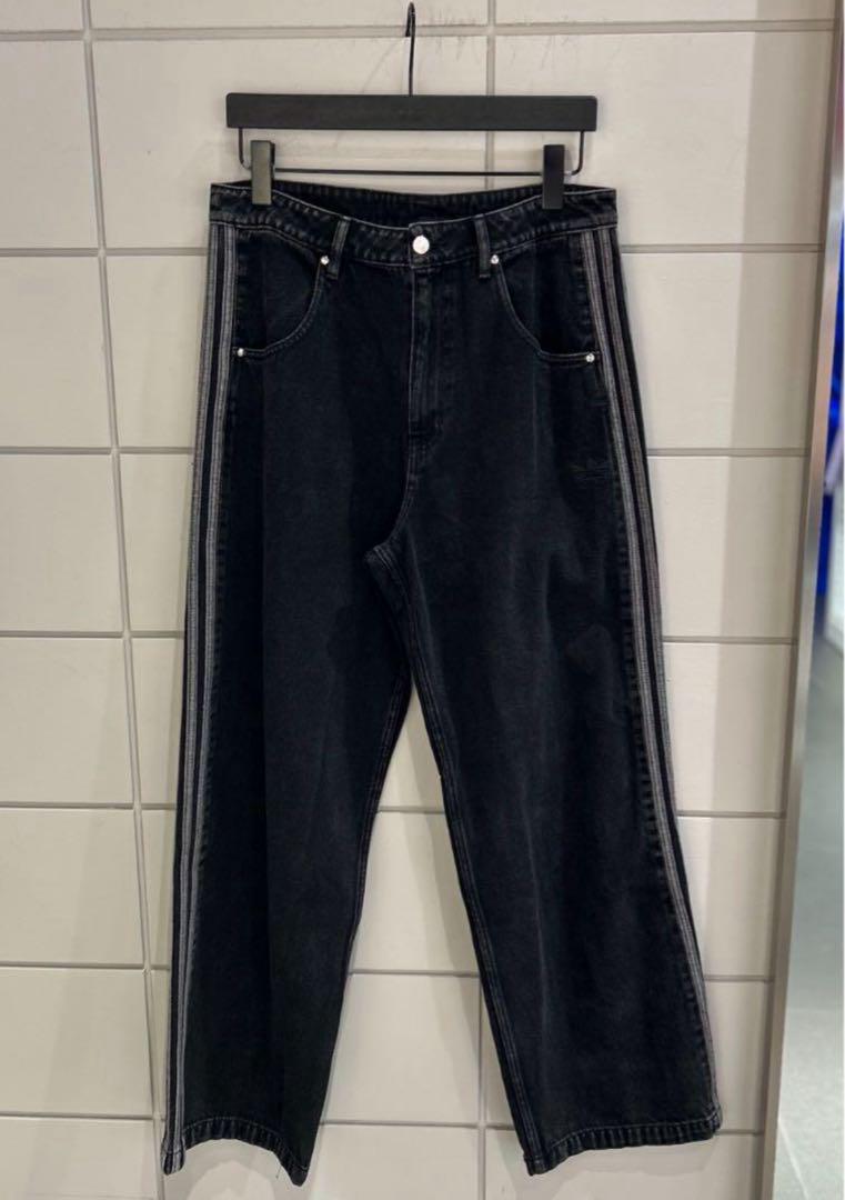 新品34 Adidas DenimFirebird Pants JC6718