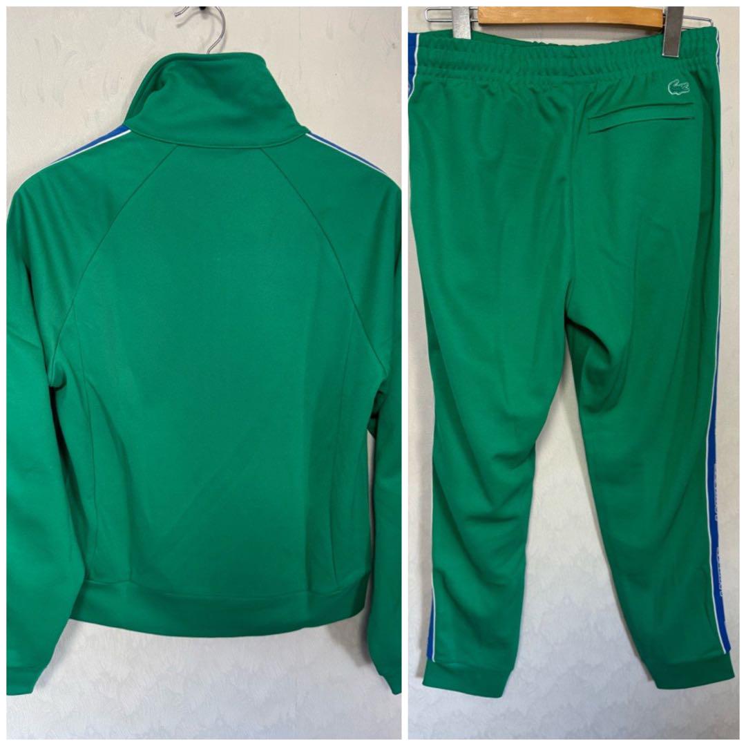 ラコステ Lacoste トラックジャケット セットアップ グリーン Sサイズ