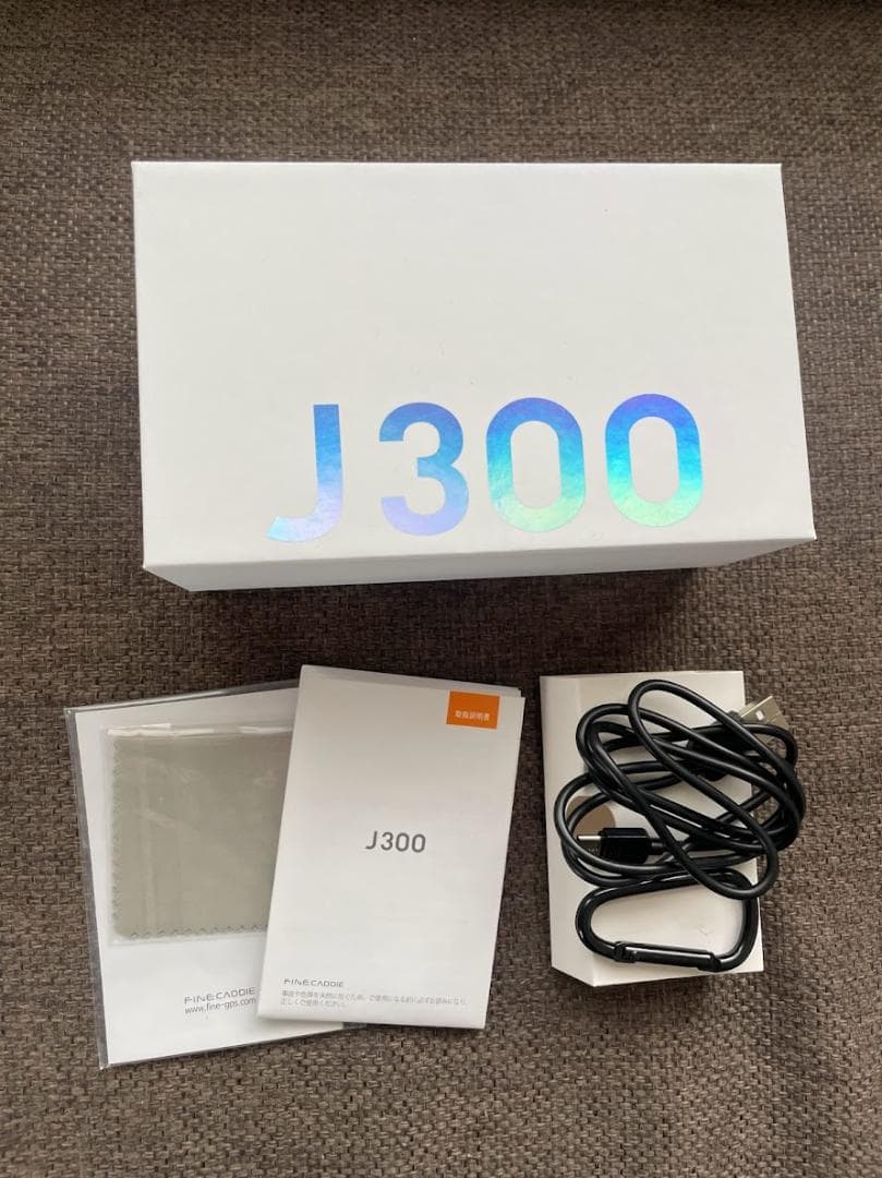 ゴルフレーザー距離計 ファインキャディ J300 ブラウン 美品 【時間