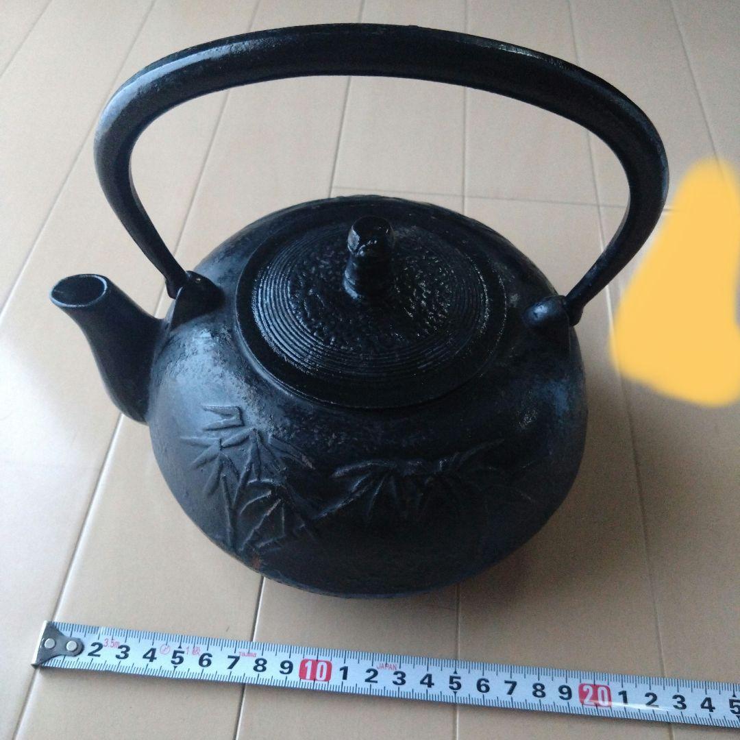 山本堂 南部鉄器 砂鉄製 鉄瓶 大容量鉄壺（受注生産品）南部鉄器