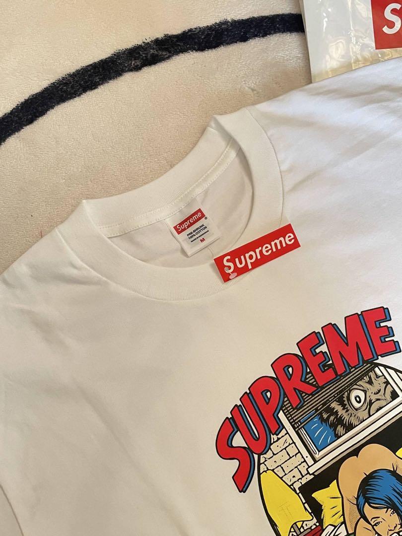 Supreme イラストプリント Tシャツ M ホワイト Supreme イラスト Tシャツ ホワイト - メルカリ