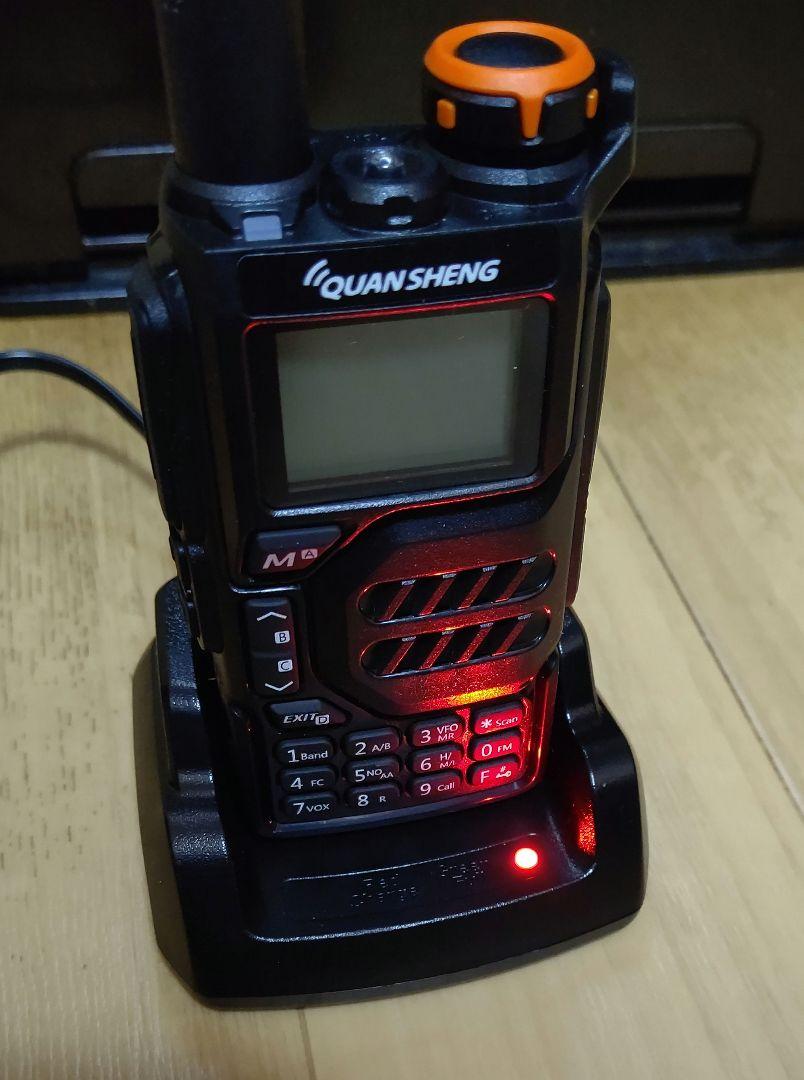 ★美品★ エアバンド レシーバー 広帯域受信機 スペアナモード搭載 UV-K5