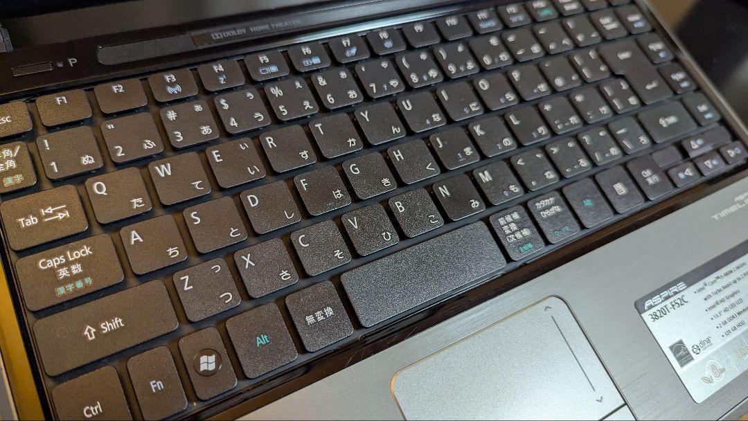 Acer Aspire 3820T-F52C 動作確認済み・メモリ増設済み Acer Aspire 3820T-F52C 動作確認済み・メモリ増設済み - メルカリ