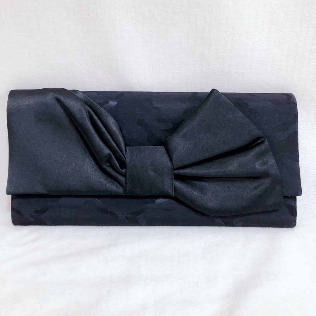 ステラハリウッド クラッチバッグ ショルダーバッグ 迷彩 リボン 結婚