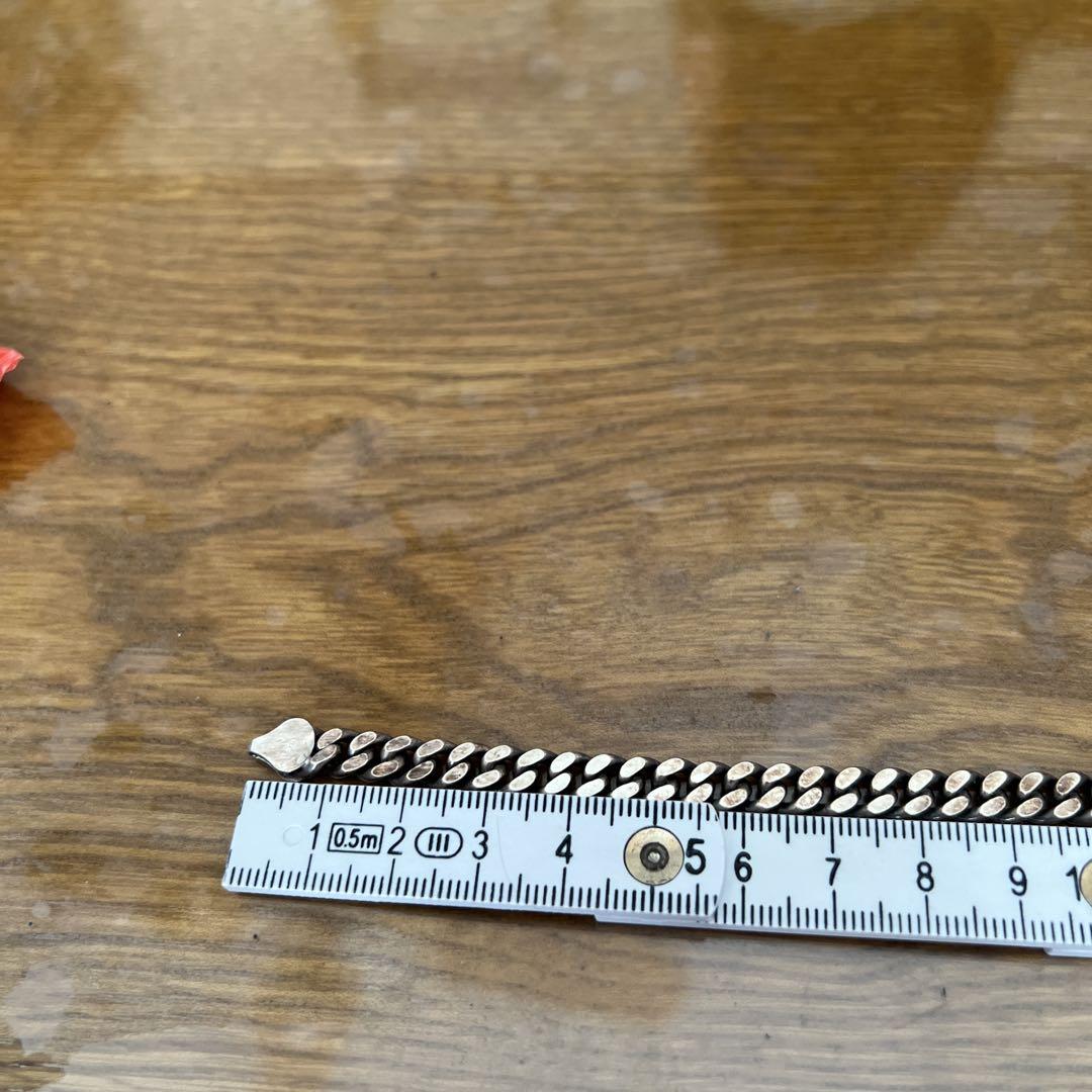 925シルバー ツイストチェーン ネックレス 約45cm