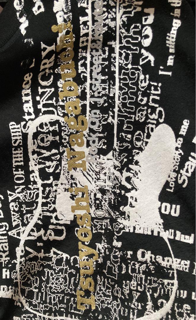 長渕剛 ロックオン ROCK ON ギター メンズTシャツ 未使用 長渕剛 ロックオン ROCK ON ギター メンズTシャツ 未使用