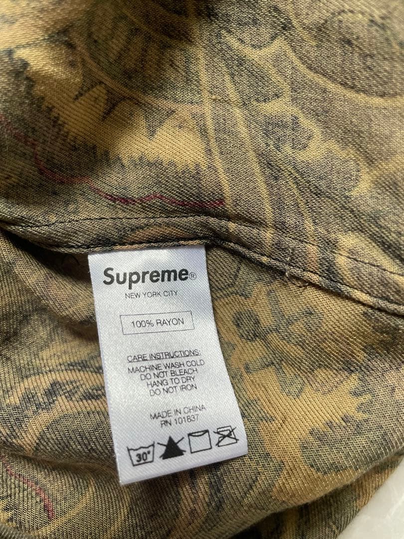 Supreme 15AW Rayon Paisey Shirt MM・SUPREME MEDICALDB_JP
