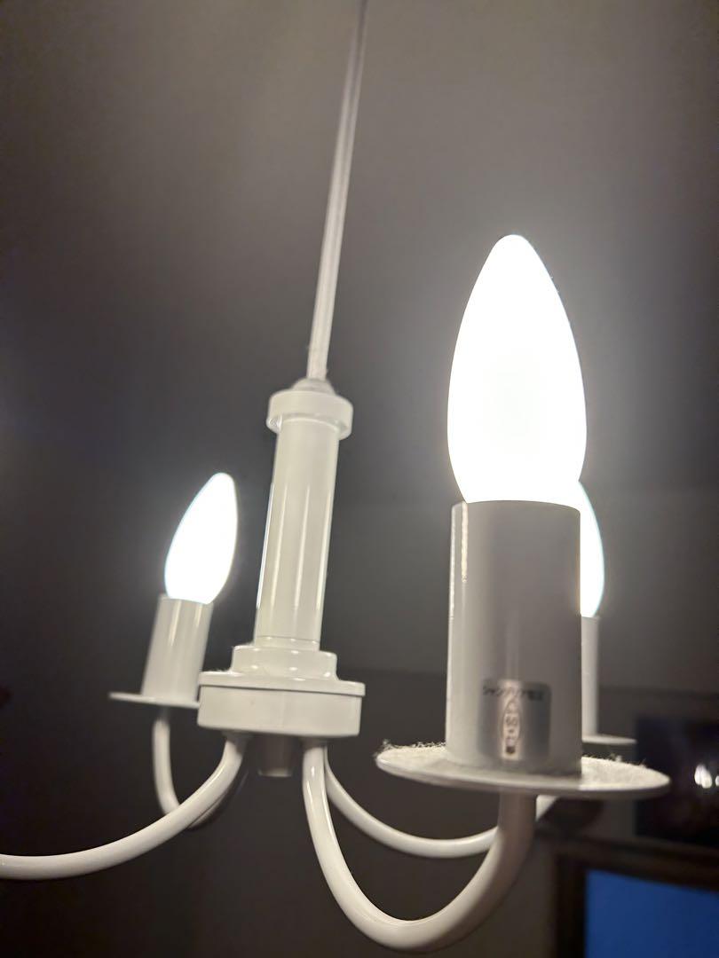 シャンデリア 蛍光灯 LED