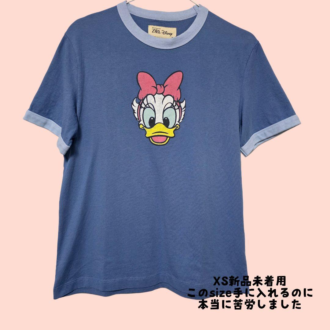 ZARA ディズニーコラボTシャツ デイジー XSXS SS ZARA