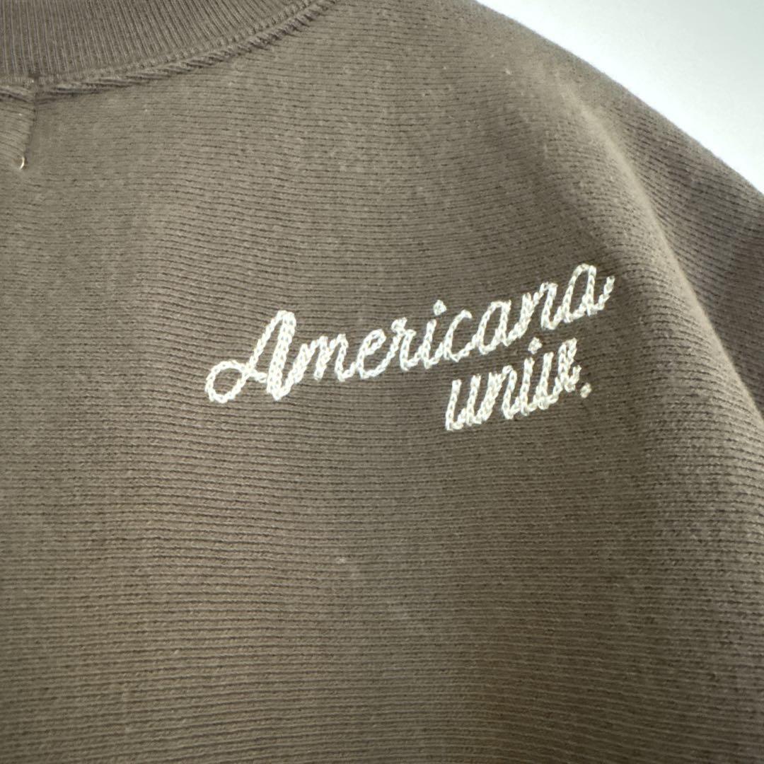AMERICANA/アメリカーナ】HALF SLEEVE SWEAT トップス