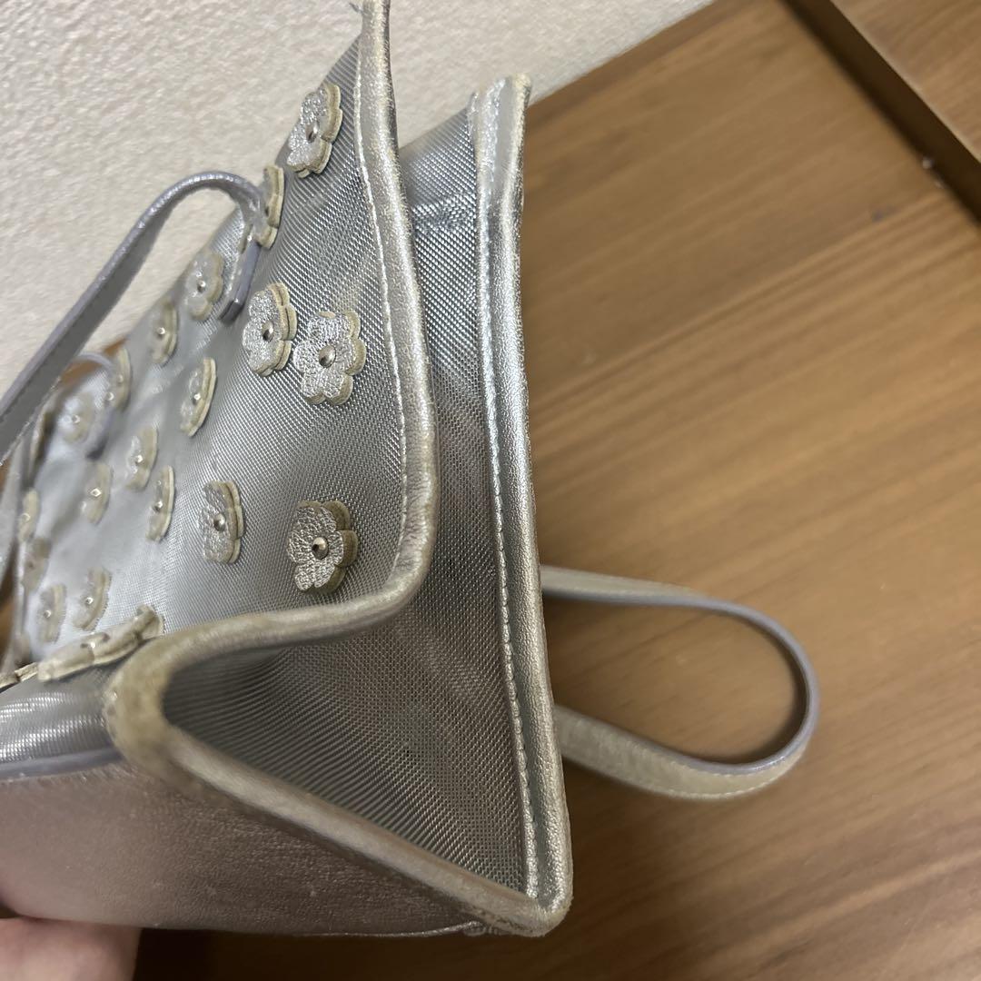 miumiu ミュウミュウ シルバー メッシュバッグ