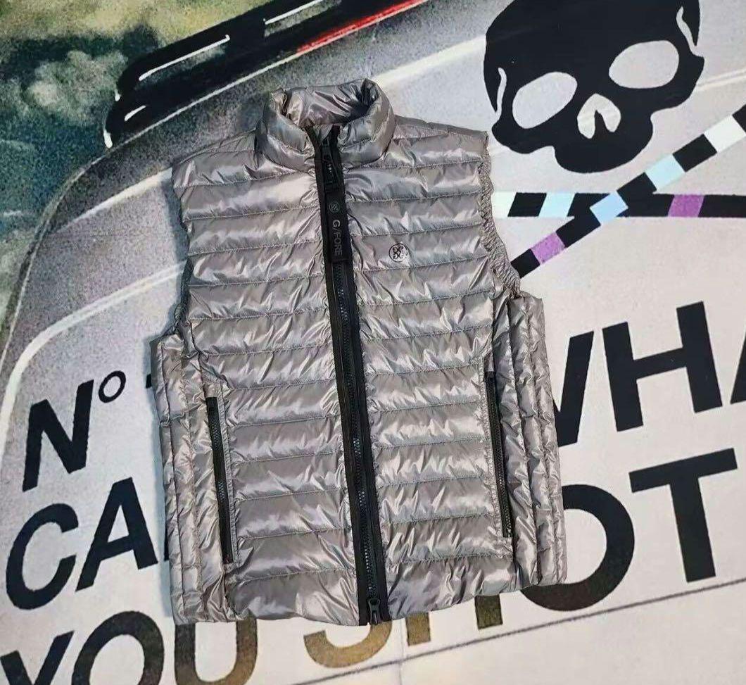 ジーフォアG/FORE オシャレ人気ダウンベスト新品