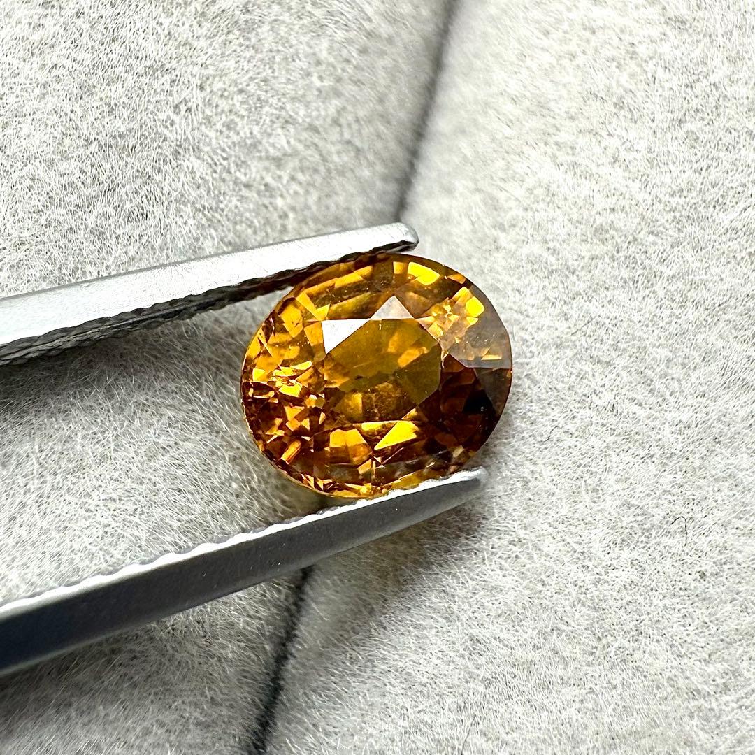 ◆1.56ct◆ グロッシュラーガーネット 1715 天然 ルース 宝石鑑別書 ◆1.56ct◆ グロッシュラーガーネット 1715 天然 ルース 宝石鑑別書