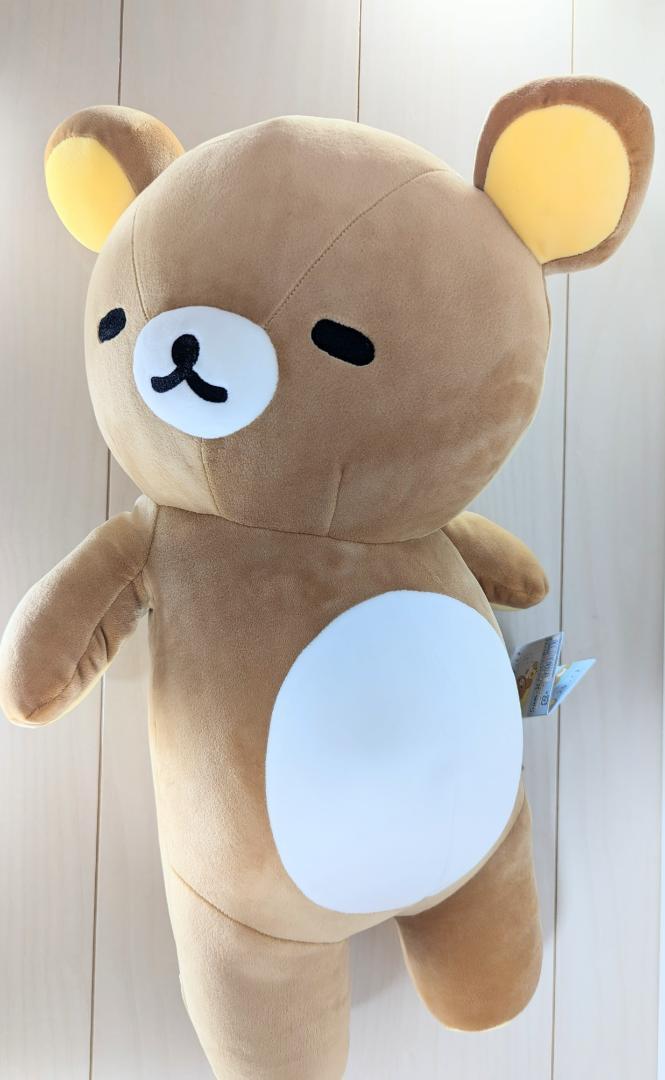 リラックマ ふっくらよりそい抱きぐるみ　スーパーもーちもち抱きぐるみ ゆうゆう】③リラックマ ふっくらよりそい抱きぐるみ スーパーも