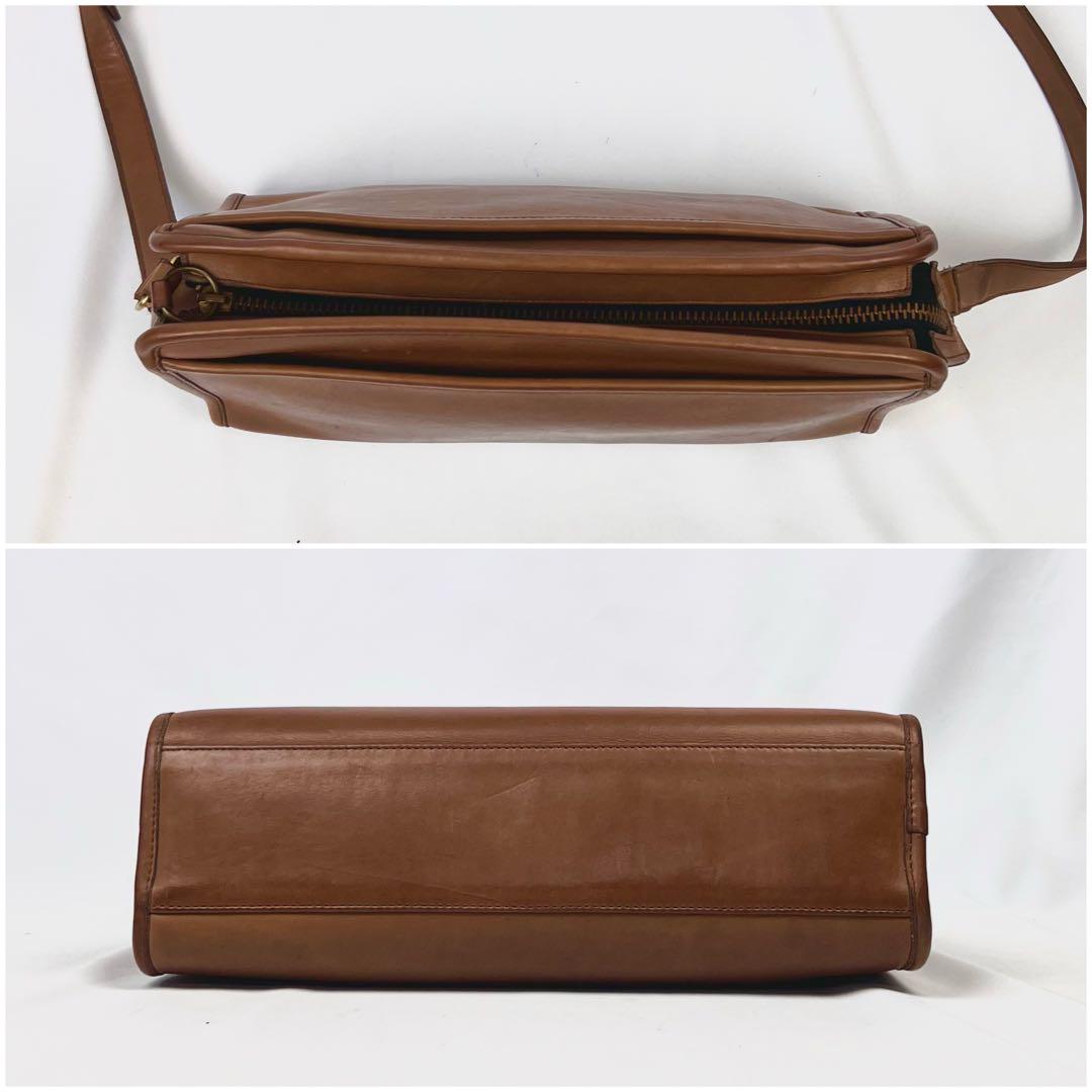 希少 COACH オールドコーチ ショルダーバッグ ジップ レザー