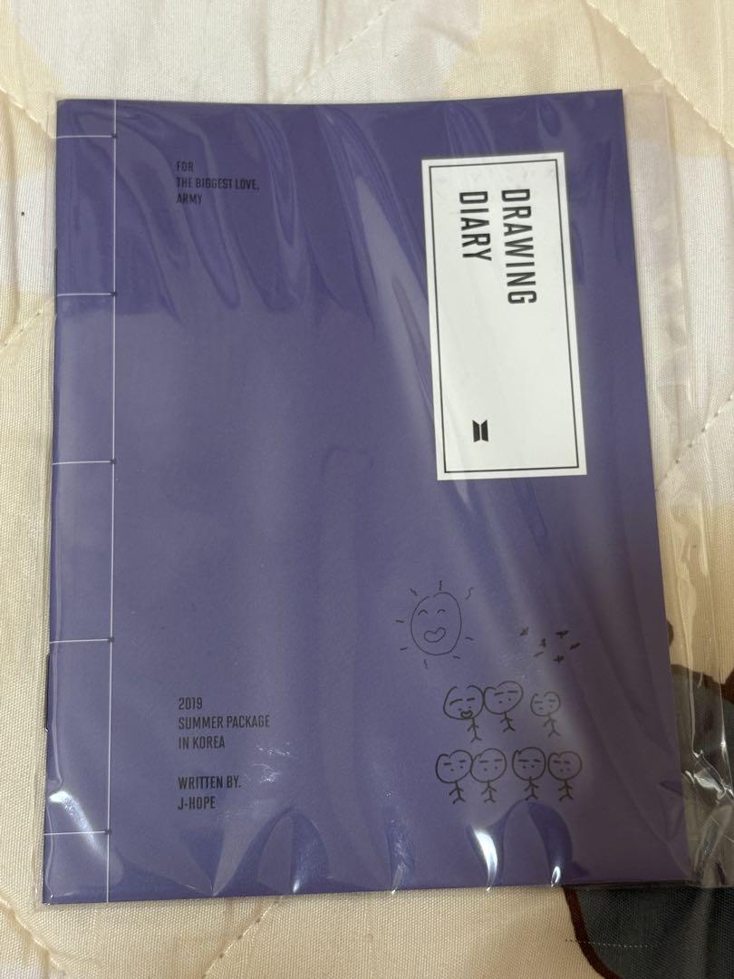 美品　BTS 2019 SUMMER PACKAGE J-HOPE ホソク BTS Summer Package 2019 J-HOPE Diary Complete Full Set
