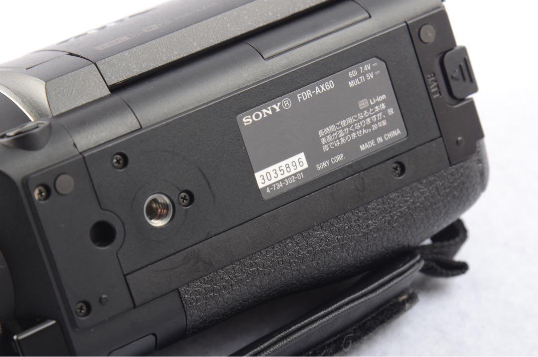 SONY FDR-AX60 デジタル 4K ビデオカメラレコーダー