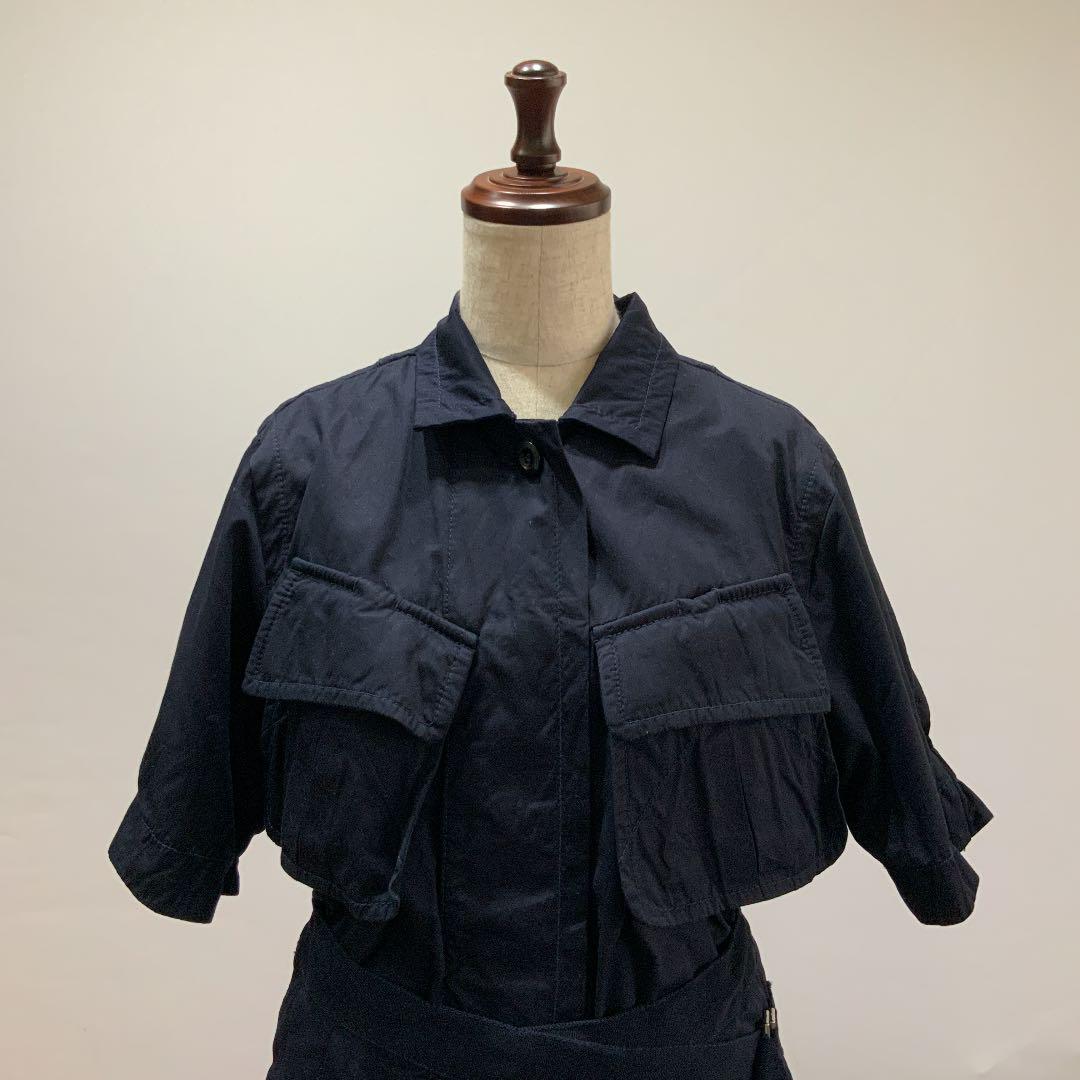 【本物保証】 sacai サカイ ミリタリーワンピース新品未使用タグあり - メルカリ ワンピース