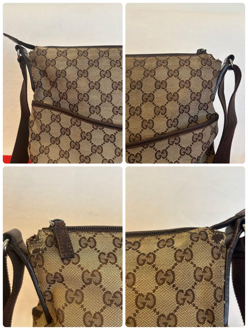 GUCCI グッチ GGキャンバス ショルダーバッグ