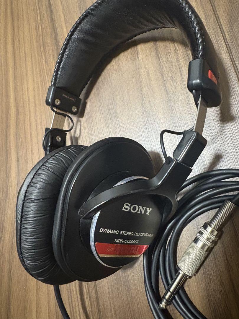 【パッド新品交換済】SONY ヘッドホン MDR-CD900ST ジャンク