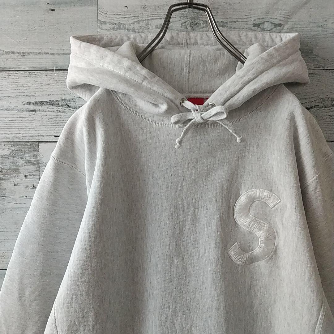 シュプリーム★Sロゴ 刺繍 肉厚 プルオーバー パーカー 霜降り グレー L 2025年最新】Yahoo!オークション -supreme sロゴパーカーの中古
