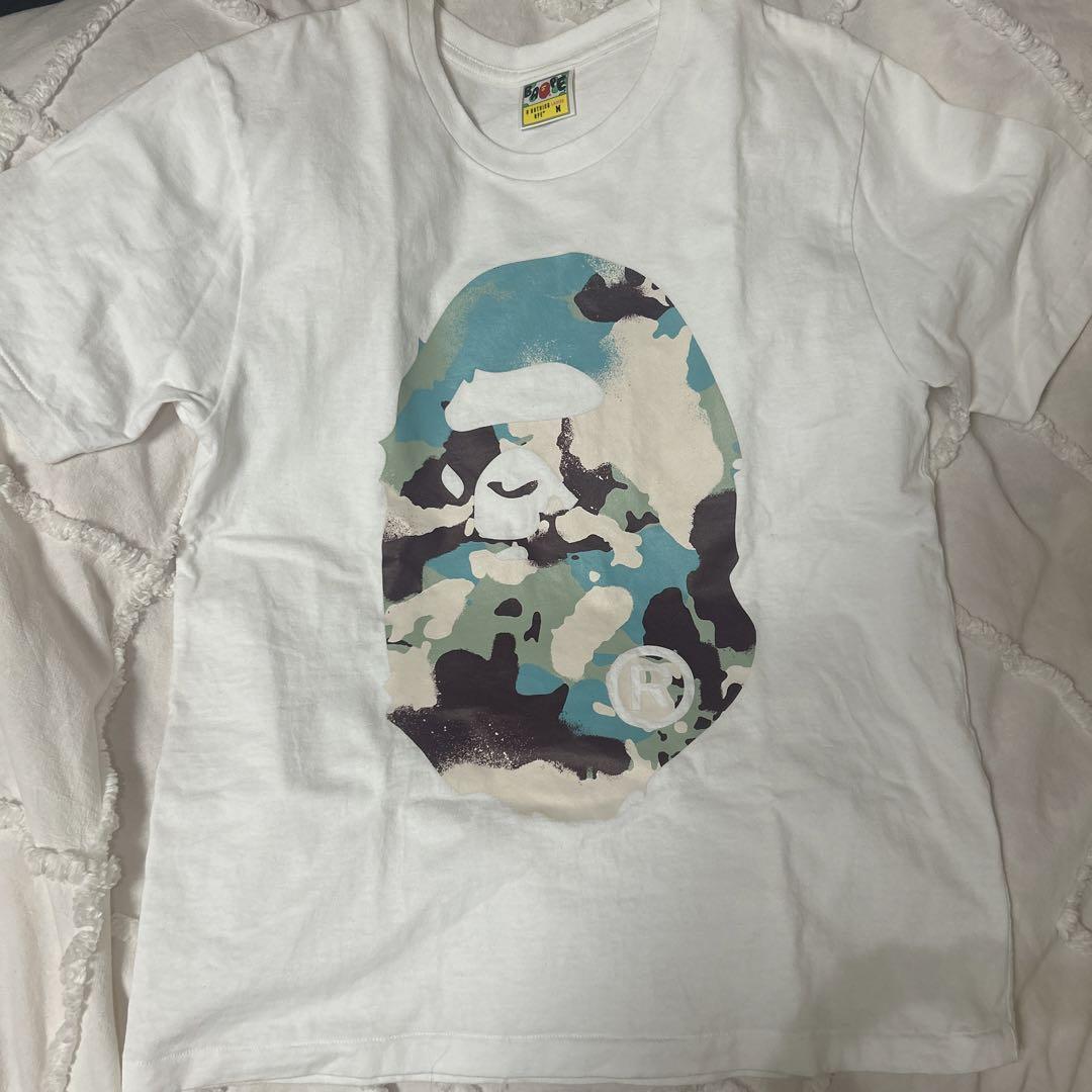 MAP CAMO BIG APE HEAD TEE エイプTシャツ