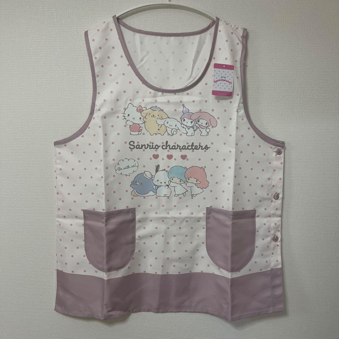 Sanrio サンリオ　エプロン　5L~6L 大きいサイズ　ラン型　2枚おまとめ 新品未使用】サンリオキャラクターズ エプロン 大きいサイズ 5L