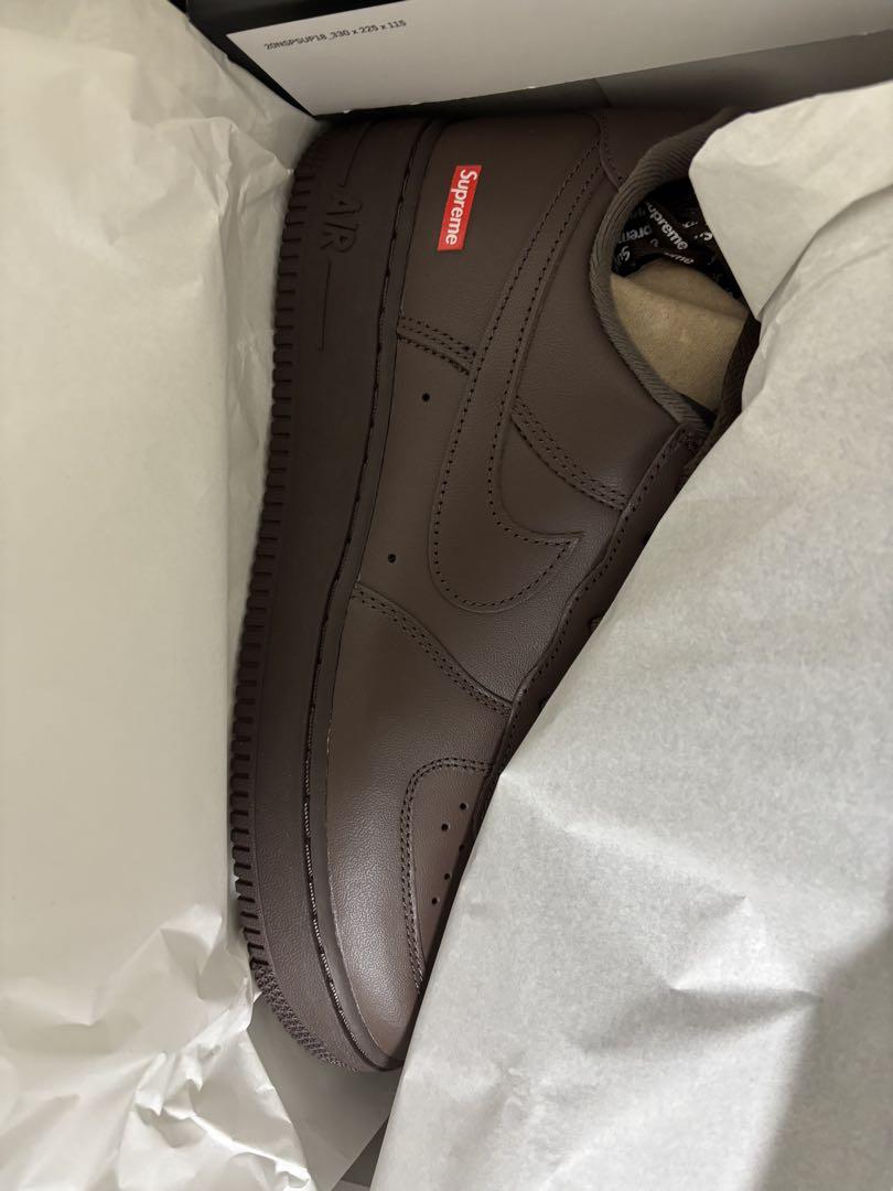 supreme air force 1 エアフォース1 ブラウン　27センチ