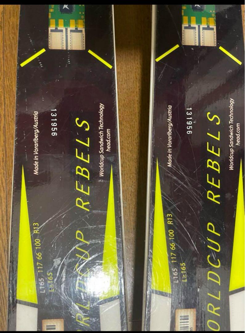 HEAD WORLD CUP REBELS スキー板 165cm