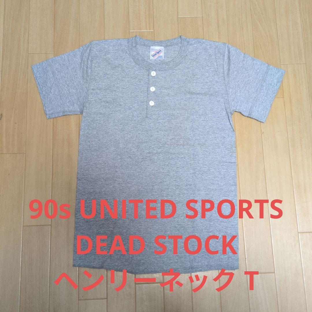 90s DEAD STOCK UNITED SPORTS ヘンリーネック T
