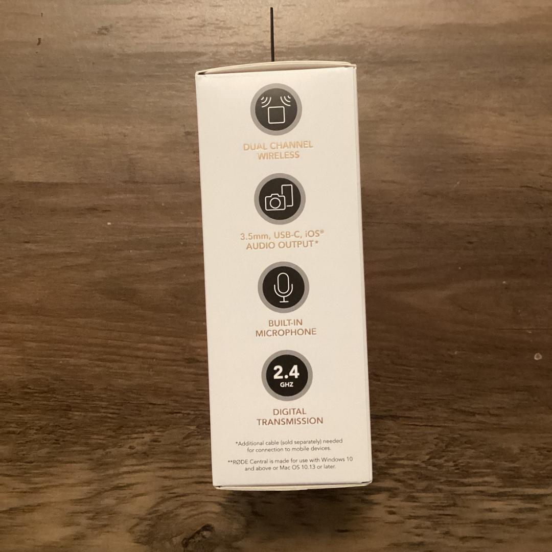 【未使用】RODE WIRELESS GO II ロードワイヤレスゴー2 マイク