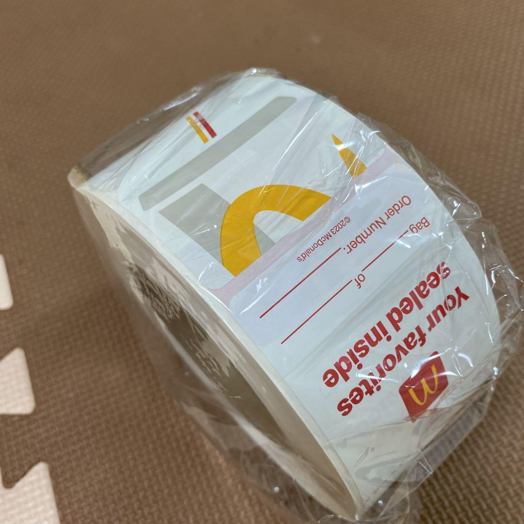マクドナルド　ロールシール　アメキャラ　おすそ分けファイルにも