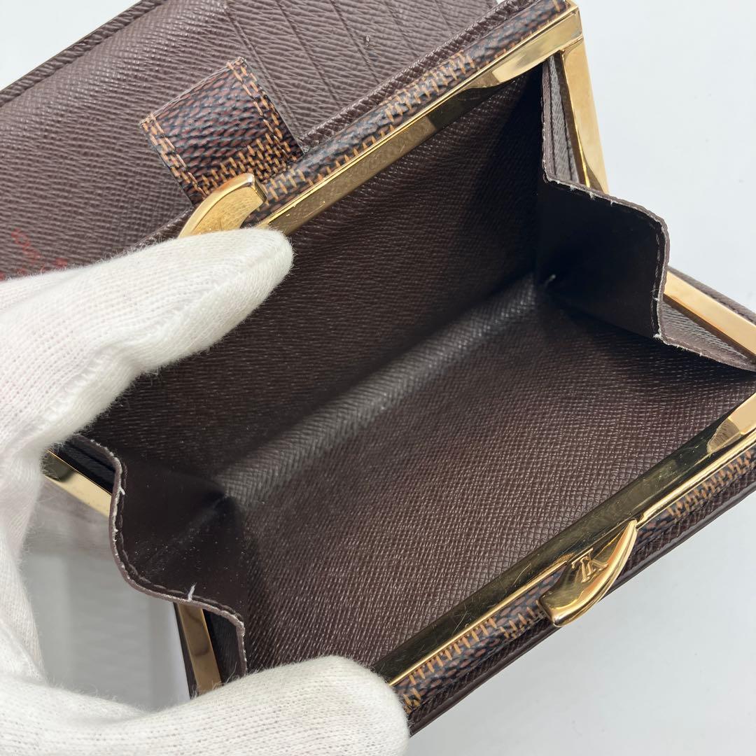 極美品✨新型★ルイヴィトン ヴィエノワ ダミエ 二つ折り ブラウンMI1089 極美品✨新型★ルイヴィトン ヴィエノワ ダミエ 二つ折り ブラウンMI1089