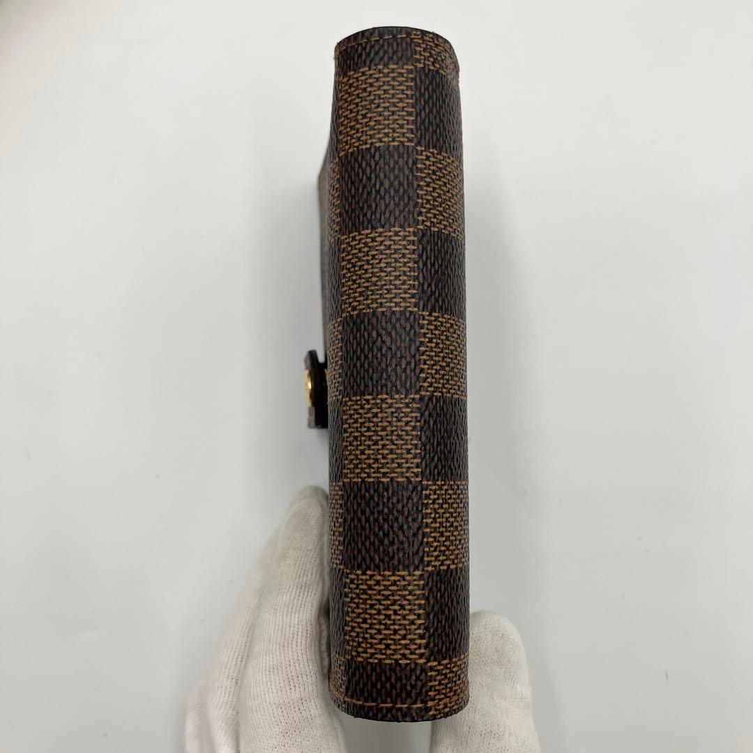 極美品✨新型★ルイヴィトン ヴィエノワ ダミエ 二つ折り ブラウンMI1089 極美品✨新型★ルイヴィトン ヴィエノワ ダミエ 二つ折り ブラウンMI1089