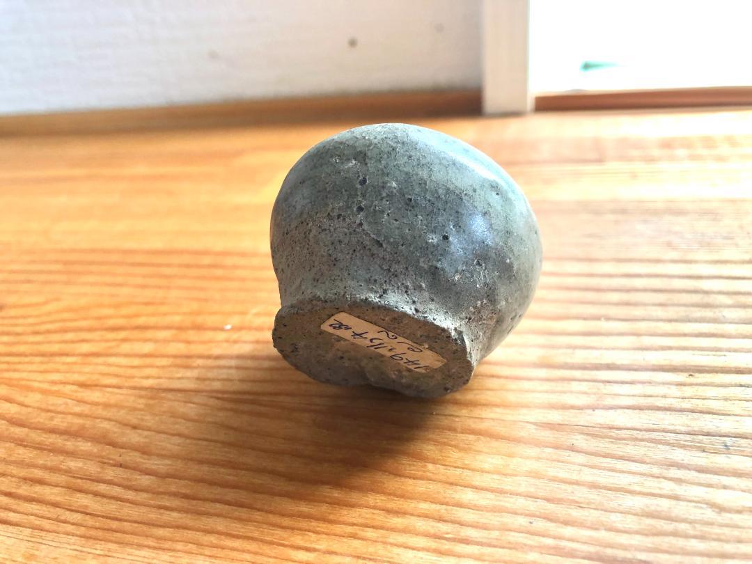 タイ・骨董・出土品】宋胡録（スンコロク）青磁釉 小壺（1301年