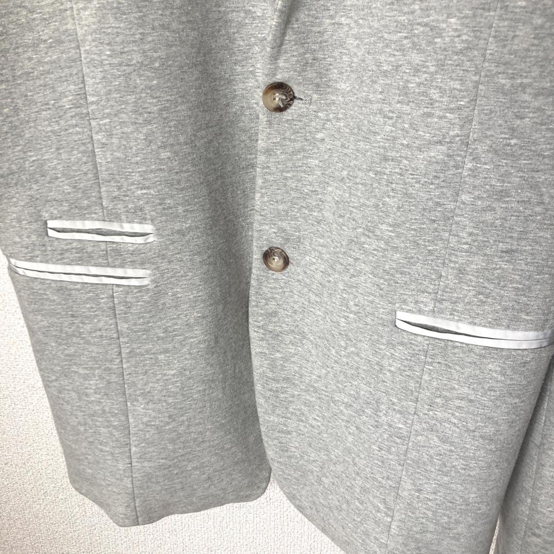 ダリーズ　グレー ウールジャケット レザー襟 MADE IN USA製 SCHOTT ウール襟付きシングルライダース