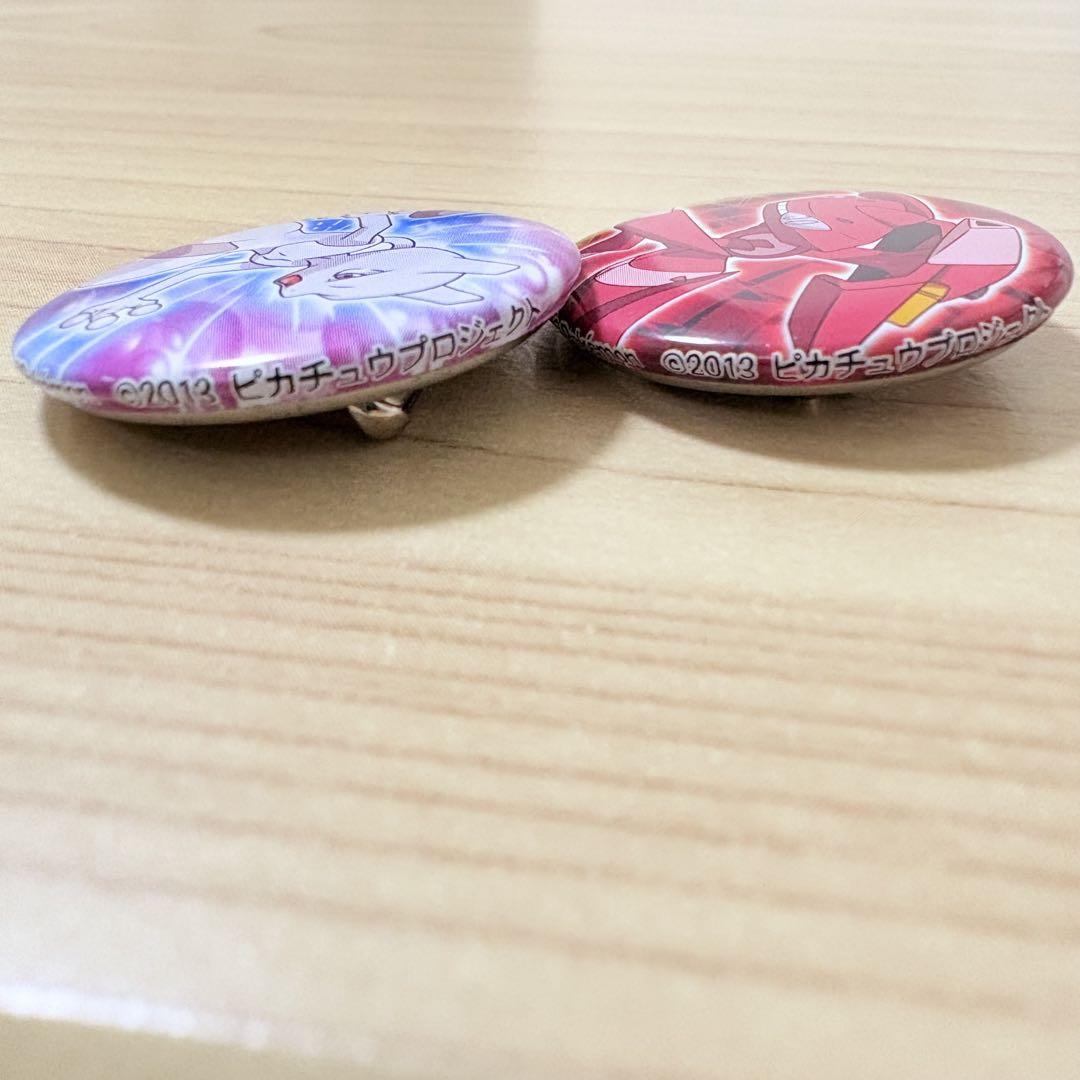 ポケモン 缶バッジ ミュウツー ゲノセクト ピカチュウ